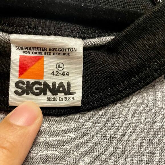 Vintage 80s Bruce Springsteen World Tour 1984-1985 Single Stitch Raglan Shirt L - Picture 2 of 4